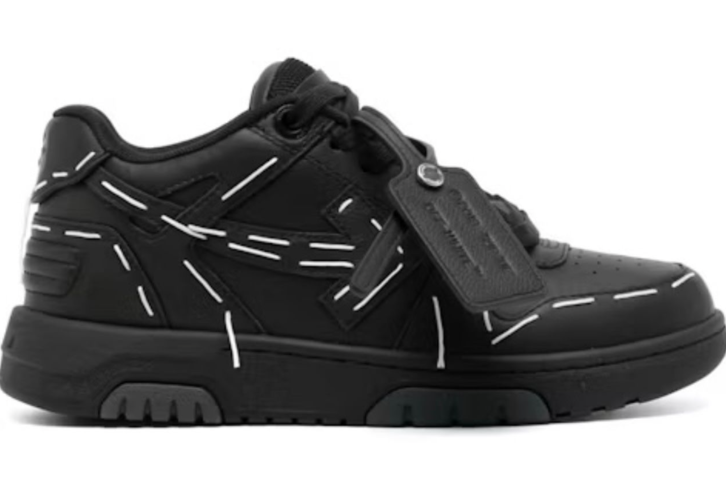 OW BLACK STITCH SHOES