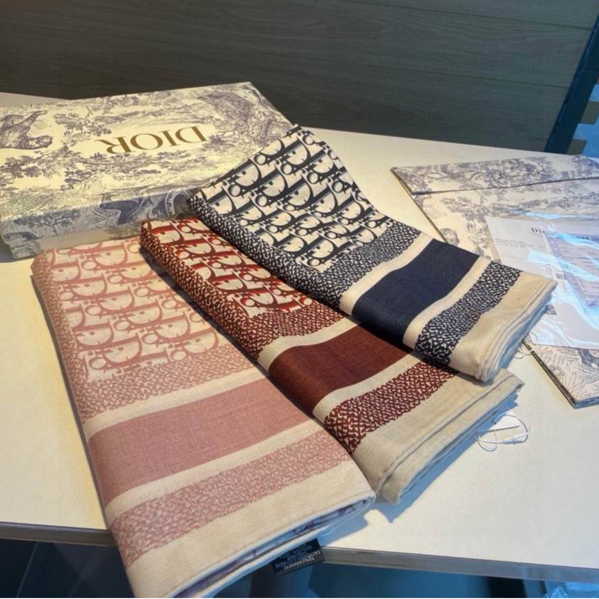 DIOR SCARVES