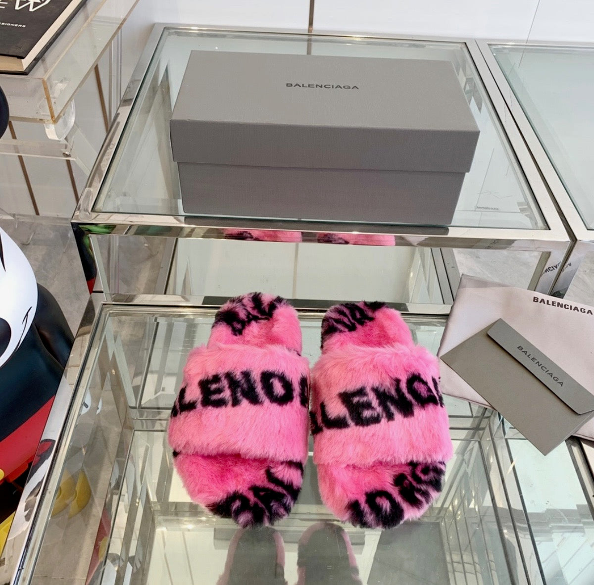 BALENCI FUR SLIPPERS