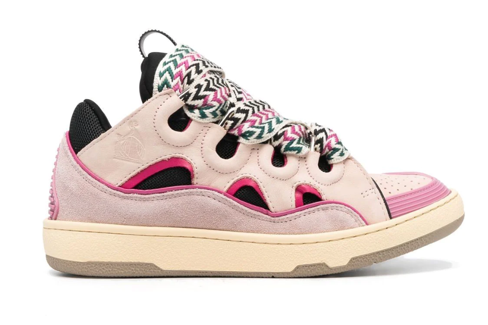 PINK W/ COLORFUL LACES LANVINS