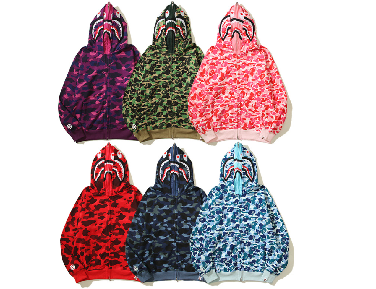 DOUBLE HOODED BAPE HOODIES